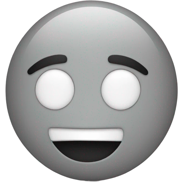 Thinking smiley face emoji
