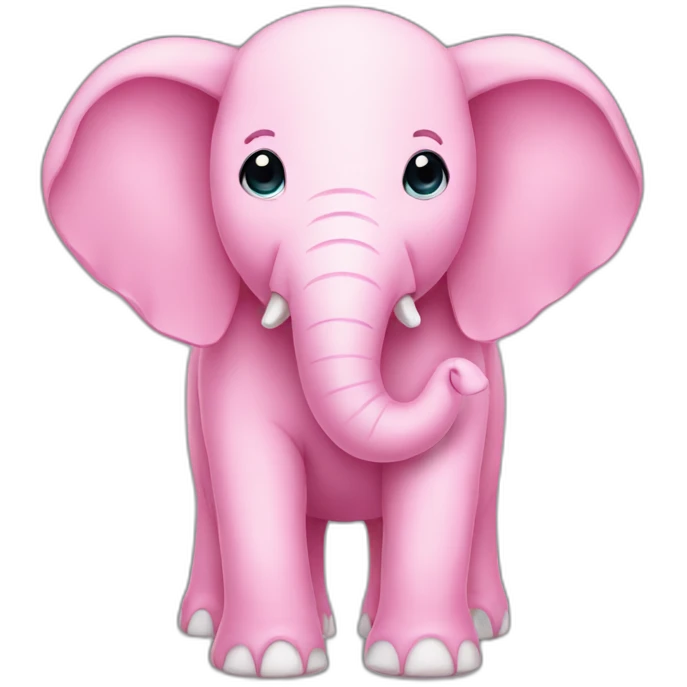 pink elephant emoji