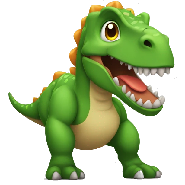 strong hunky dinosaur emoji