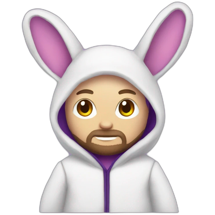 Jesse Pinkman wearing a purple Bunny furry suits emoji