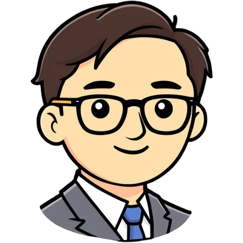 Señor con lentes emoji