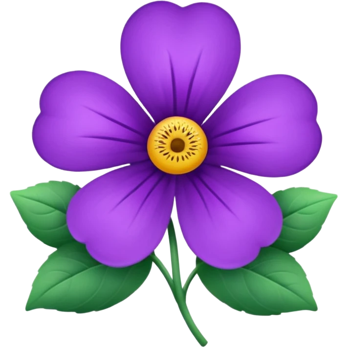 Violet flower emoji