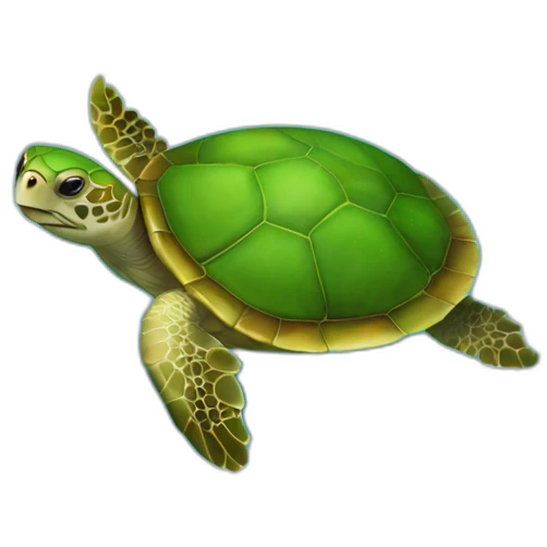tortue dans l’eau emoji