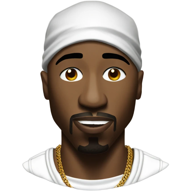 THE RAPPER 2PAC emoji
