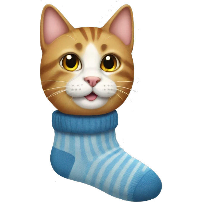 cat in socks emoji