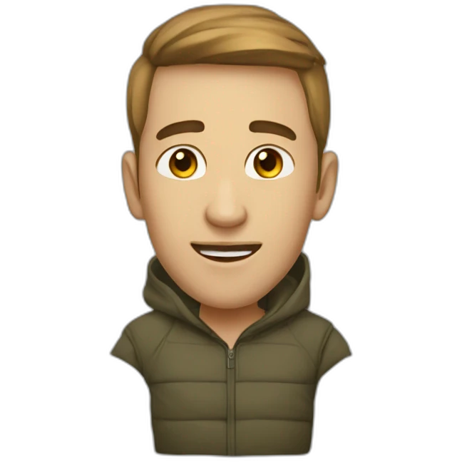 Хаски в худи emoji
