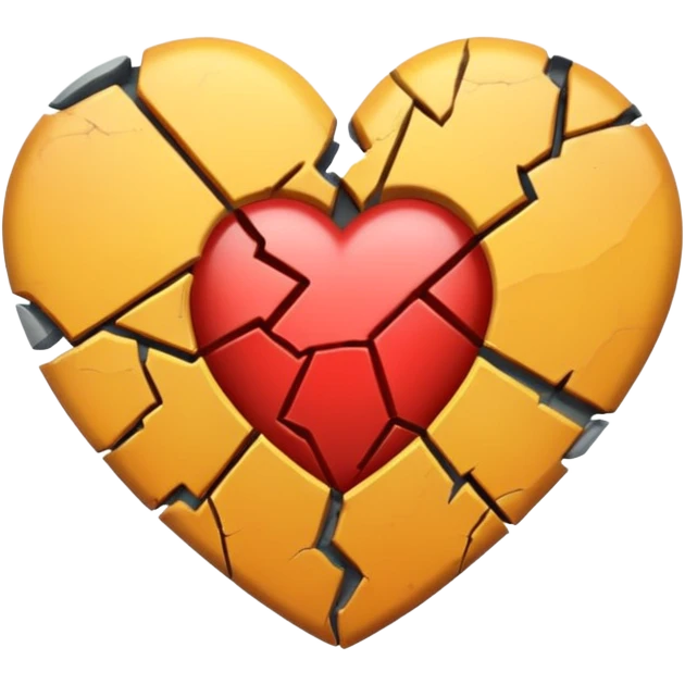 Gray broken heart  emoji