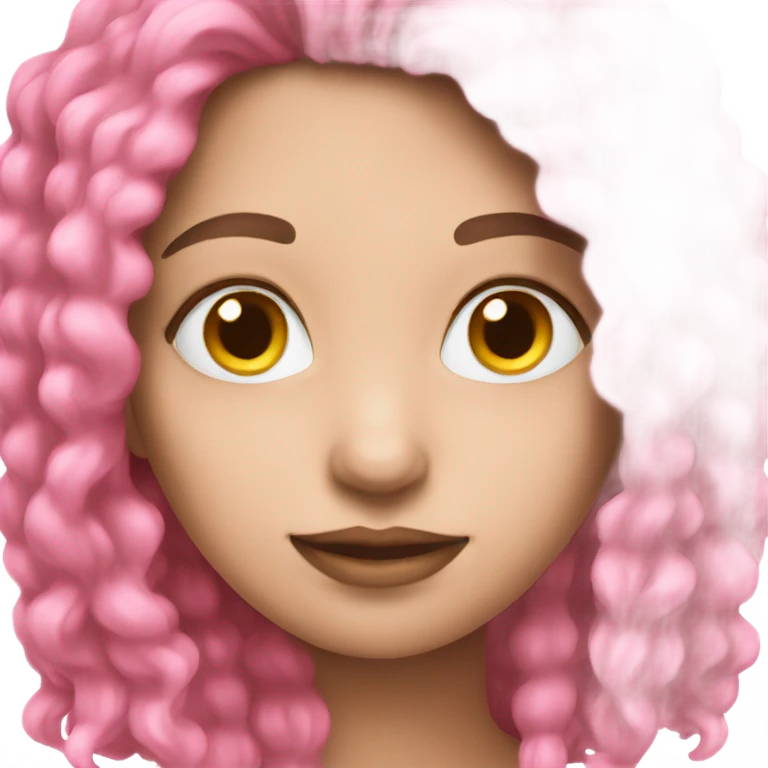Pink  emoji