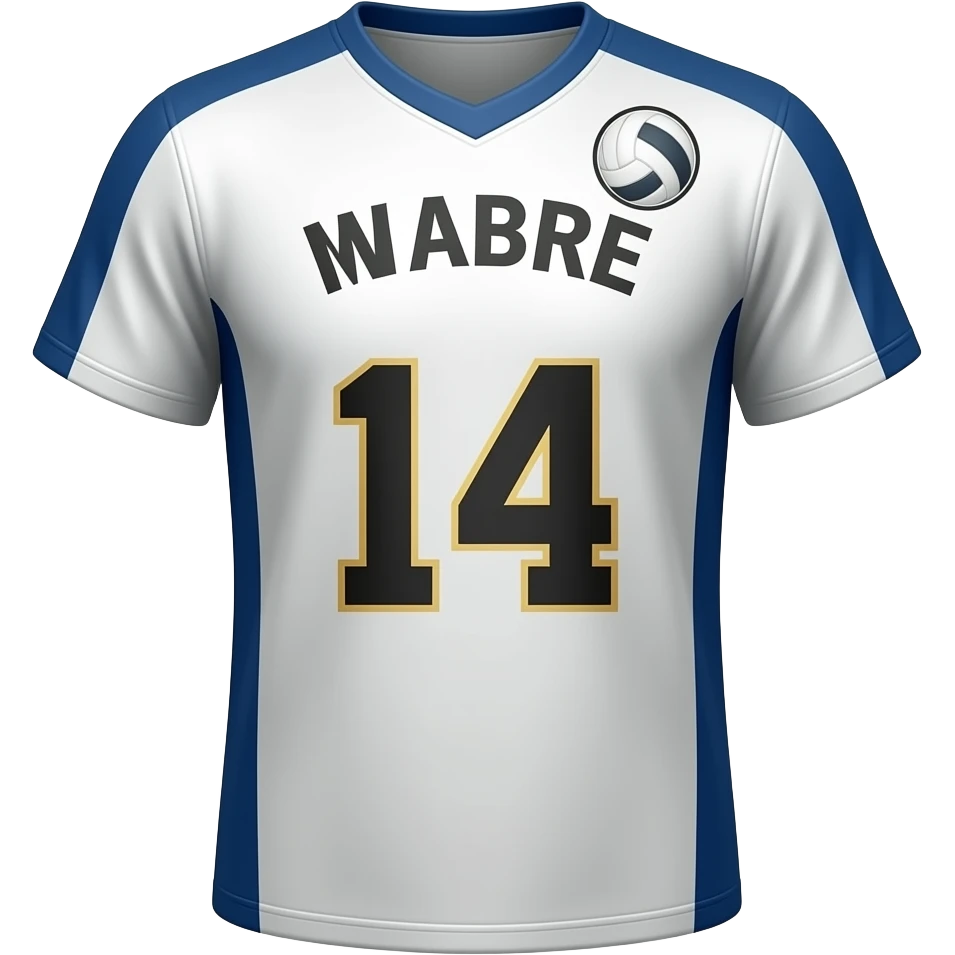 volley ball uniform shirt emoji