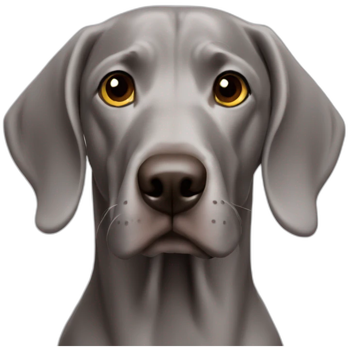 Weimaraner emoji