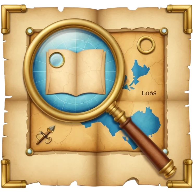 map with a magnifying glass emoji