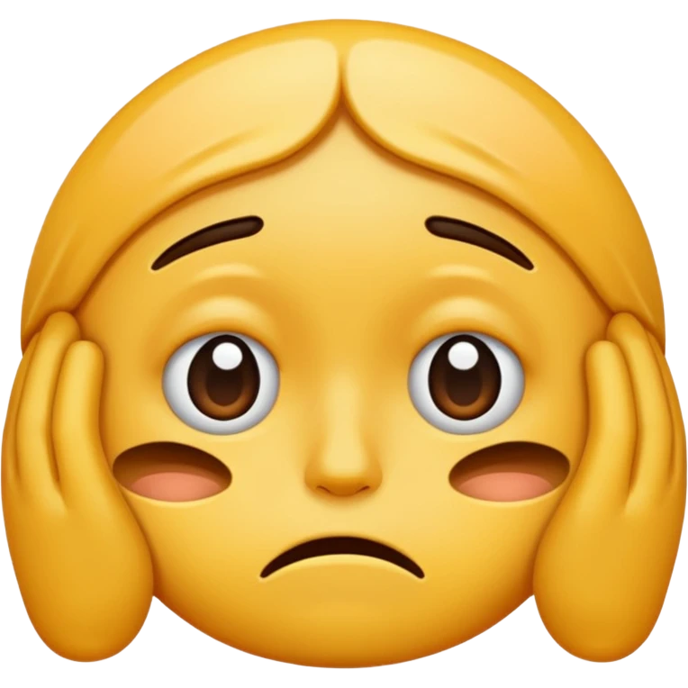 very tired face emoji