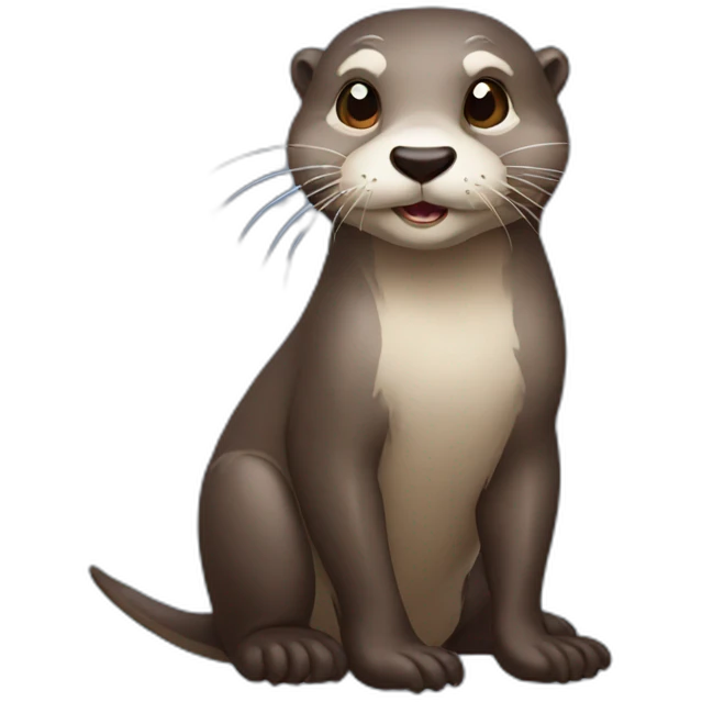 Cool otter emoji