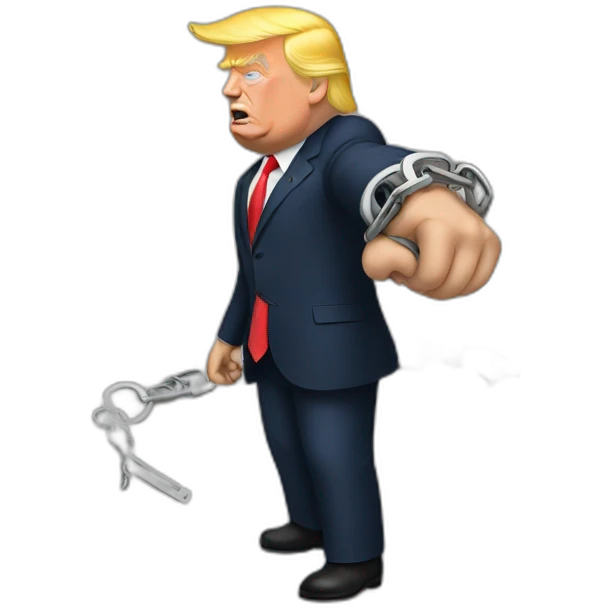trump-in-handcuffs emoji