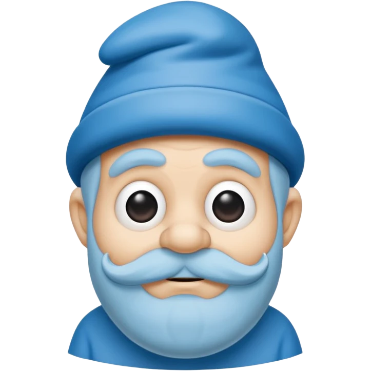 grandfather smurf  emoji