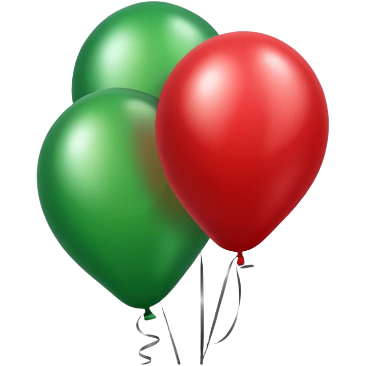 Christmas balloon emoji