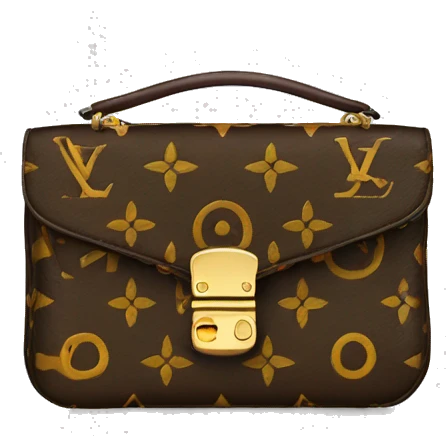 LV pochette metis emoji