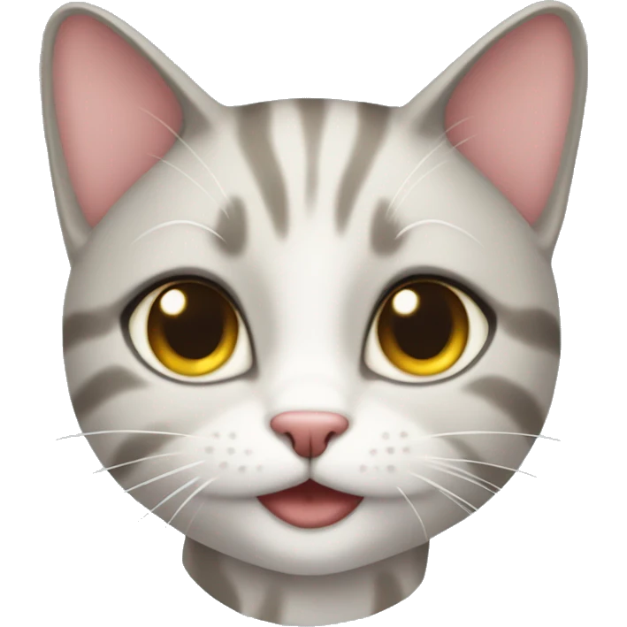 Coquette cat emoji