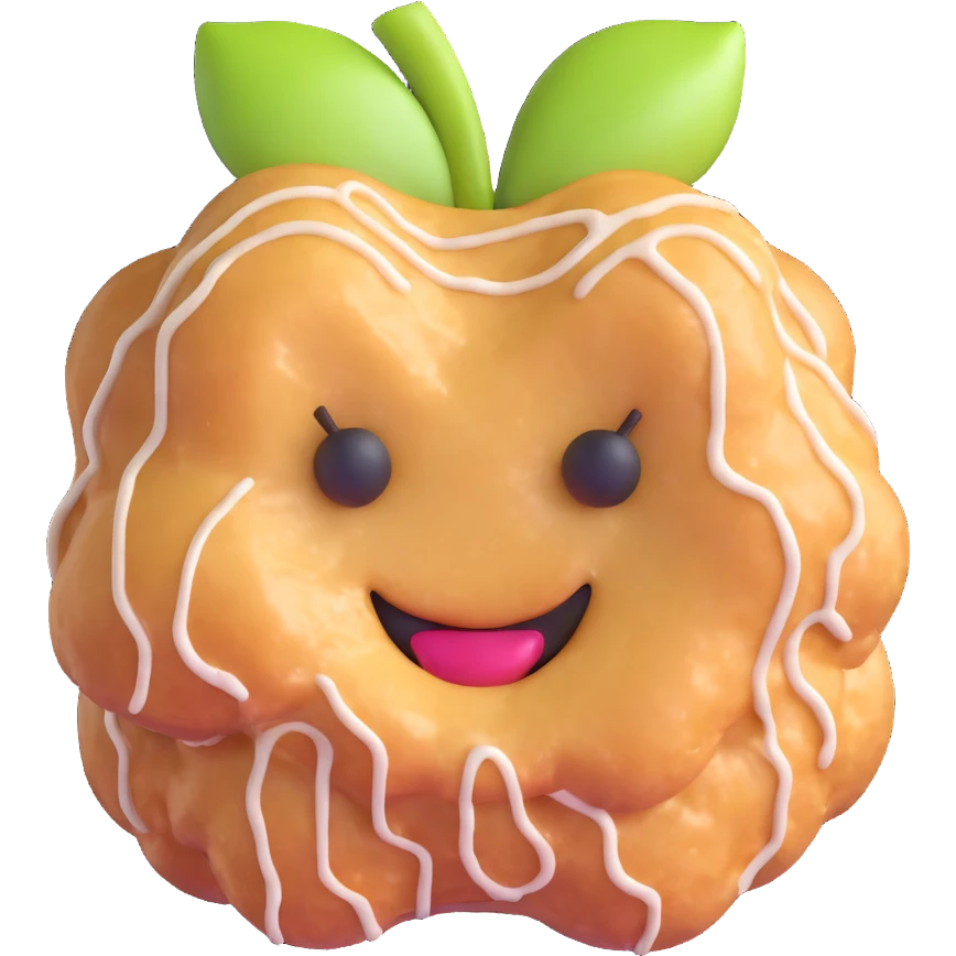 apple fritter emoji