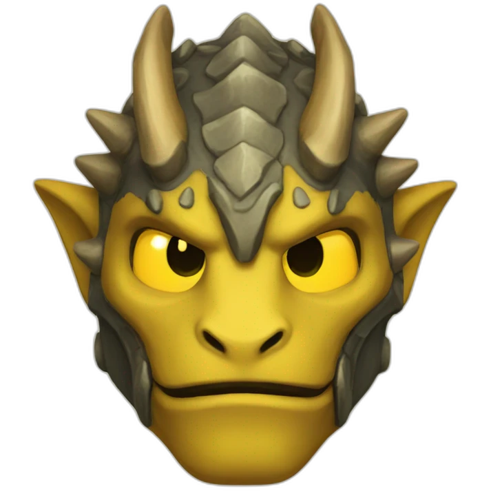 Yellow dragonborn emoji