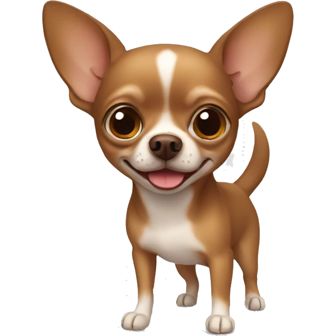 Brown chihuahua  emoji