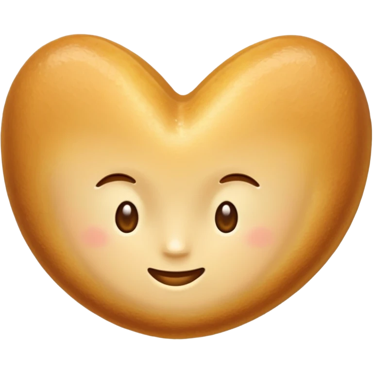 dessert Madeleine. without tail detail. long shape emoji