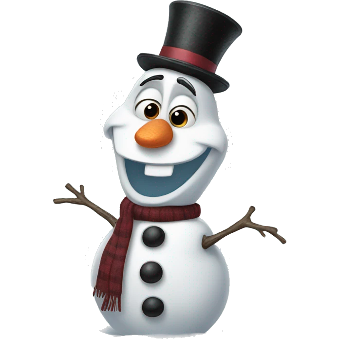 Olaf the snowman  emoji