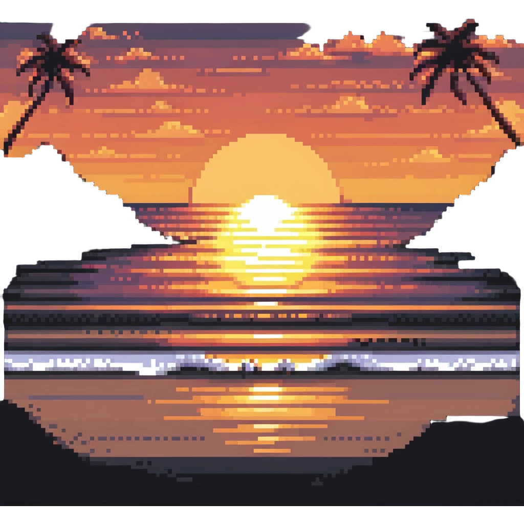 beach sunset emoji
