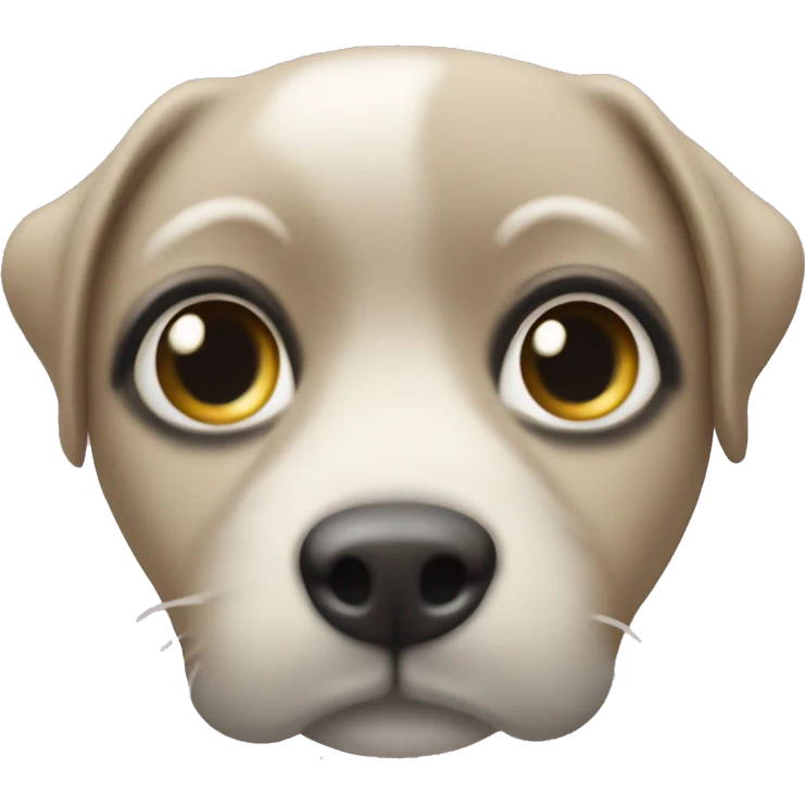 PALLONCINO A FORMA DI CANE CON OCCHI  emoji