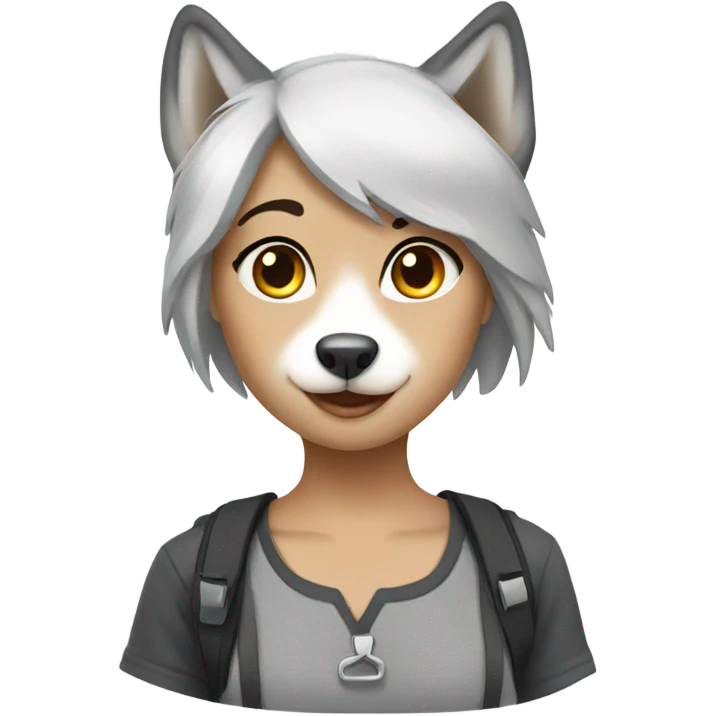 Girl husky emoji