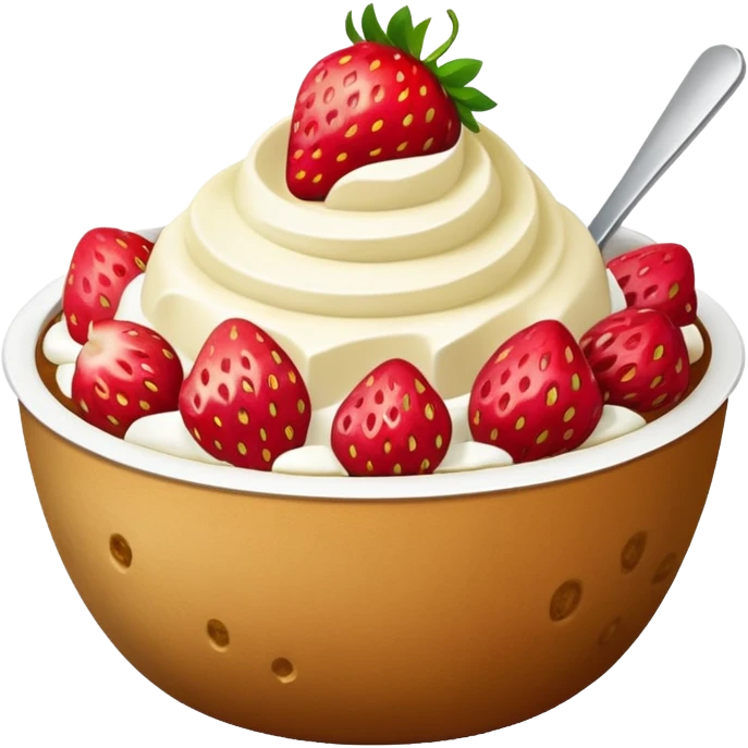 strawberry bingsu emoji