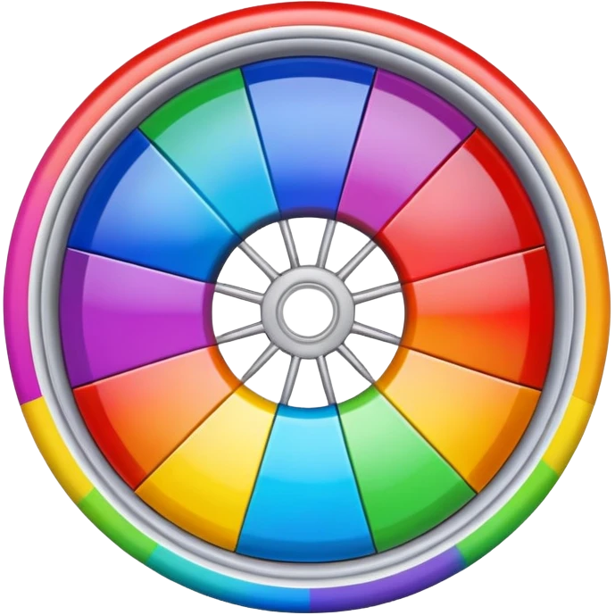 colorful wheel emoji