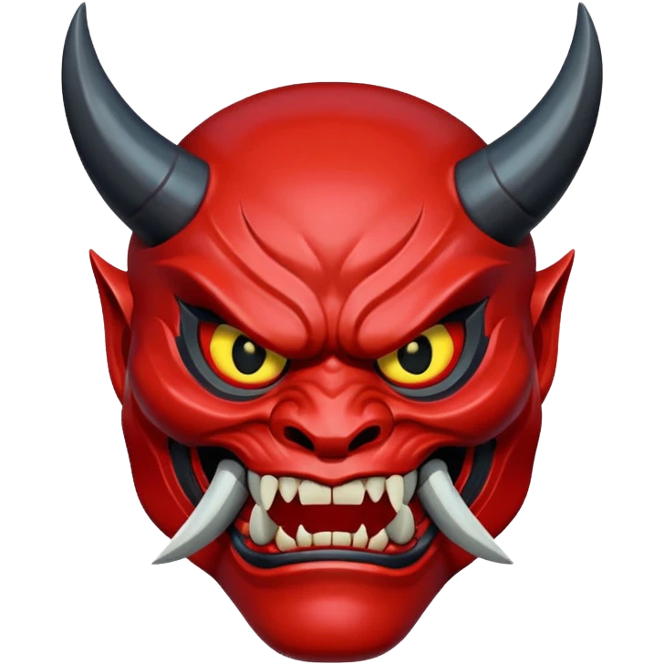 make an oni mask emoji
