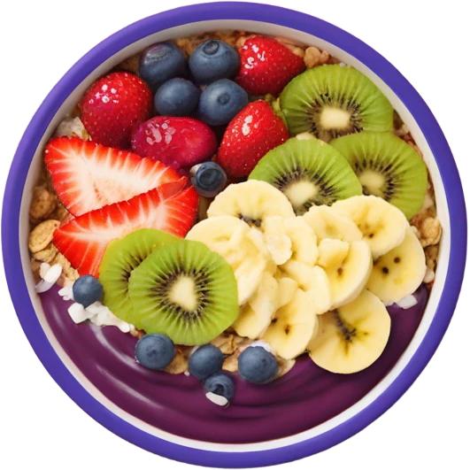 Acai bowl emoji