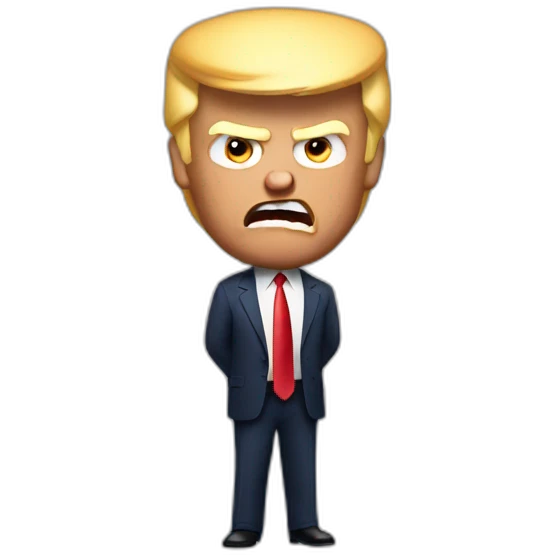 Trump angry emoji
