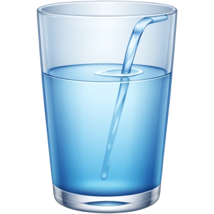 Cup filled with water emoji
