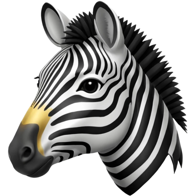 zebra face emoji