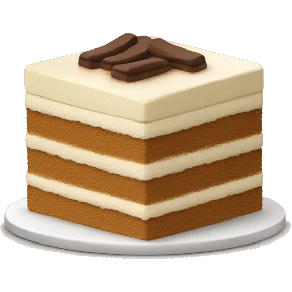 tiramisu cake emoji