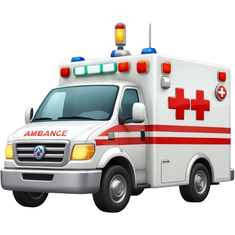 carro de emergencia  emoji