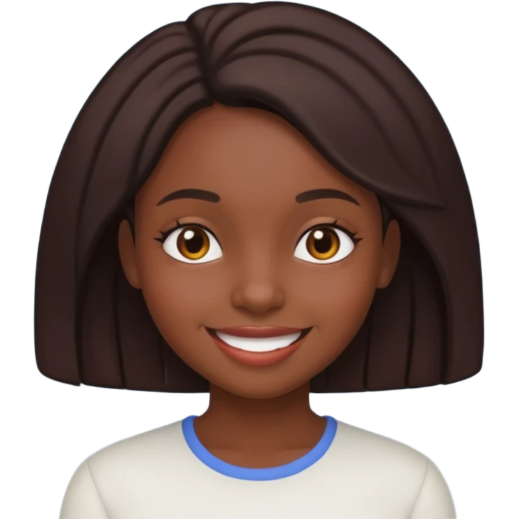 فتاه سمراء البشره emoji