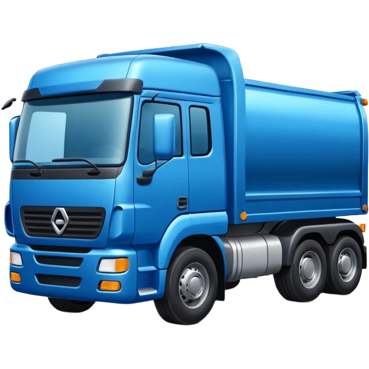 camion bleu emoji