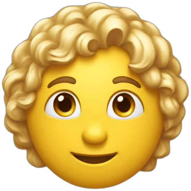 Un emoji souriant et curieux, reflétant l'intelligence et l'ouverture d'esprit. emoji