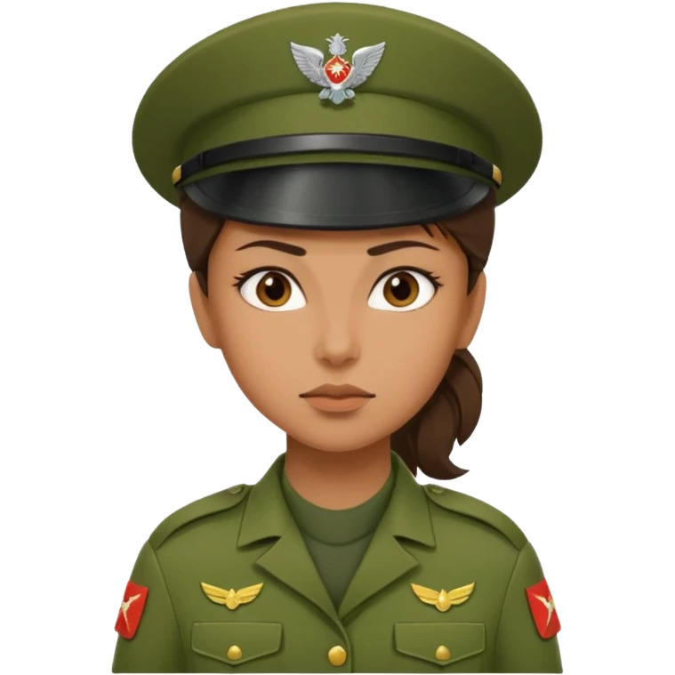 militar mujer emoji