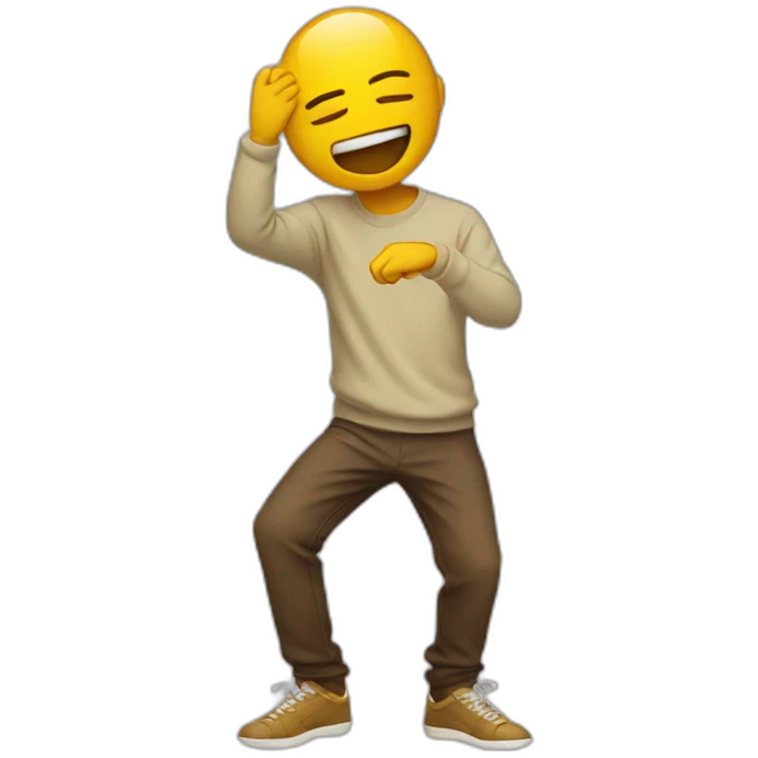 person doing a dab emoji