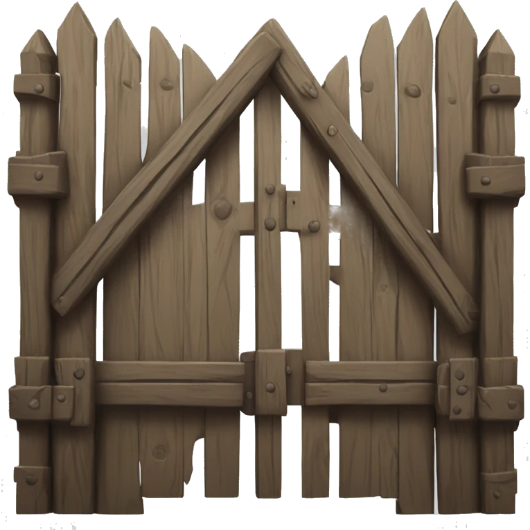 wooden medieval gate emoji