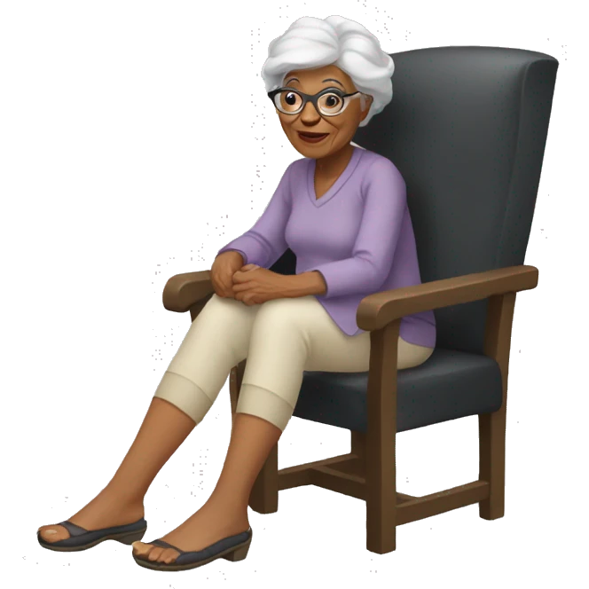 grandmother-legs emoji
