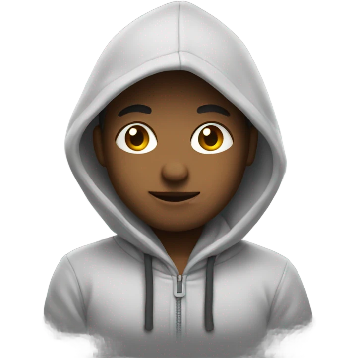 You wearing a hoodie  emoji