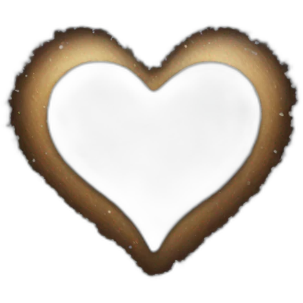 heart in snow emoji