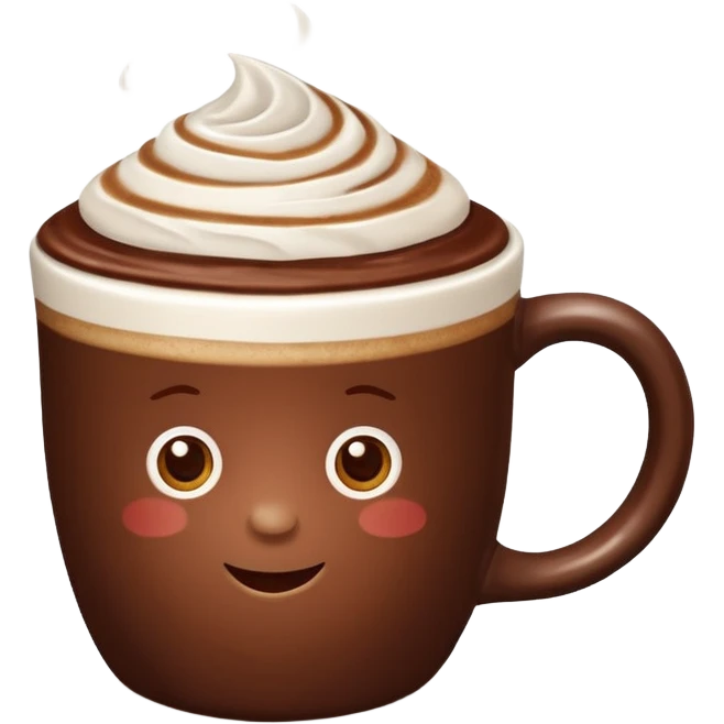 chocolate latte emoji