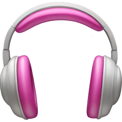 cuffie apple con fiocchetti rosa emoji
